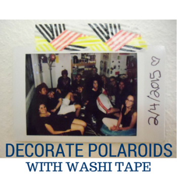 4 creative ways to decorate using washi tape! #college #decorate #DIY #organize http://DaniDearest.com